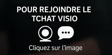 Image invitant à rejoindre le tchat visio confidentiel de Duo Convivial. Cliquez sur l’image pour accéder au service de conversation privée et discrète.